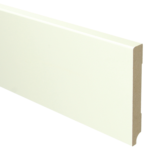 MDF Moderne plint 120x15 wit voorgelakt RAL