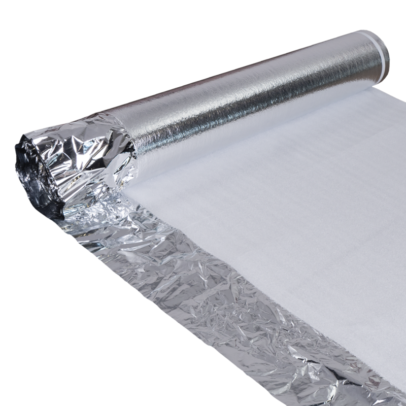 Alufoam 2 mm + 20 cm overlap met plakstrip