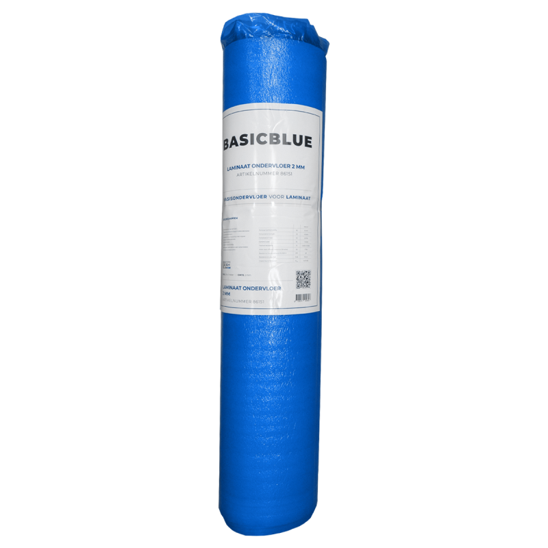 Basicblue laminaat ondervloer 2mm