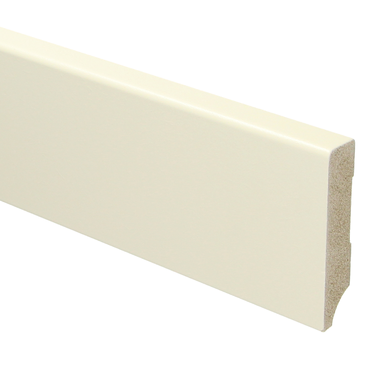 MDF Moderne plint 70x15 wit voorgelakt RAL