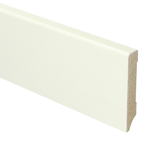 MDF Moderne plint 70x12 wit voorgelakt