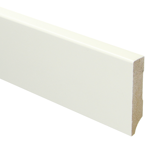 MDF Moderne plint 70x15 wit voorgelakt RAL